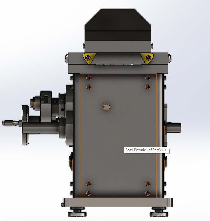 金属加工牛头刨床3D图纸 Solidworks设计